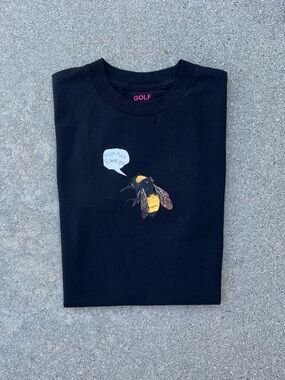 GOLF WANG Scum F*ck Flower Boy Black Graphic Tee Size Small Tyler the Creator